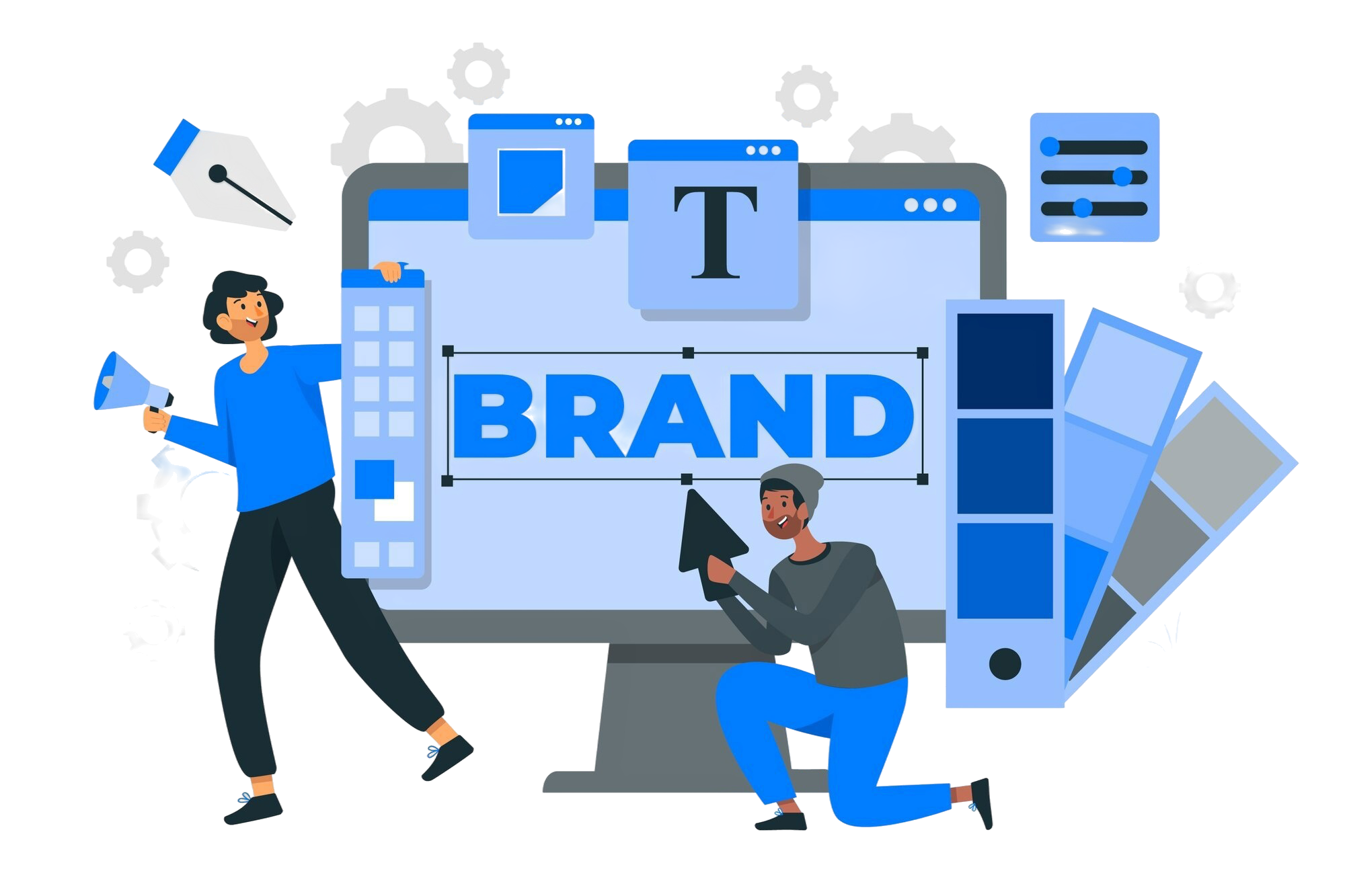 Static Web Illustration