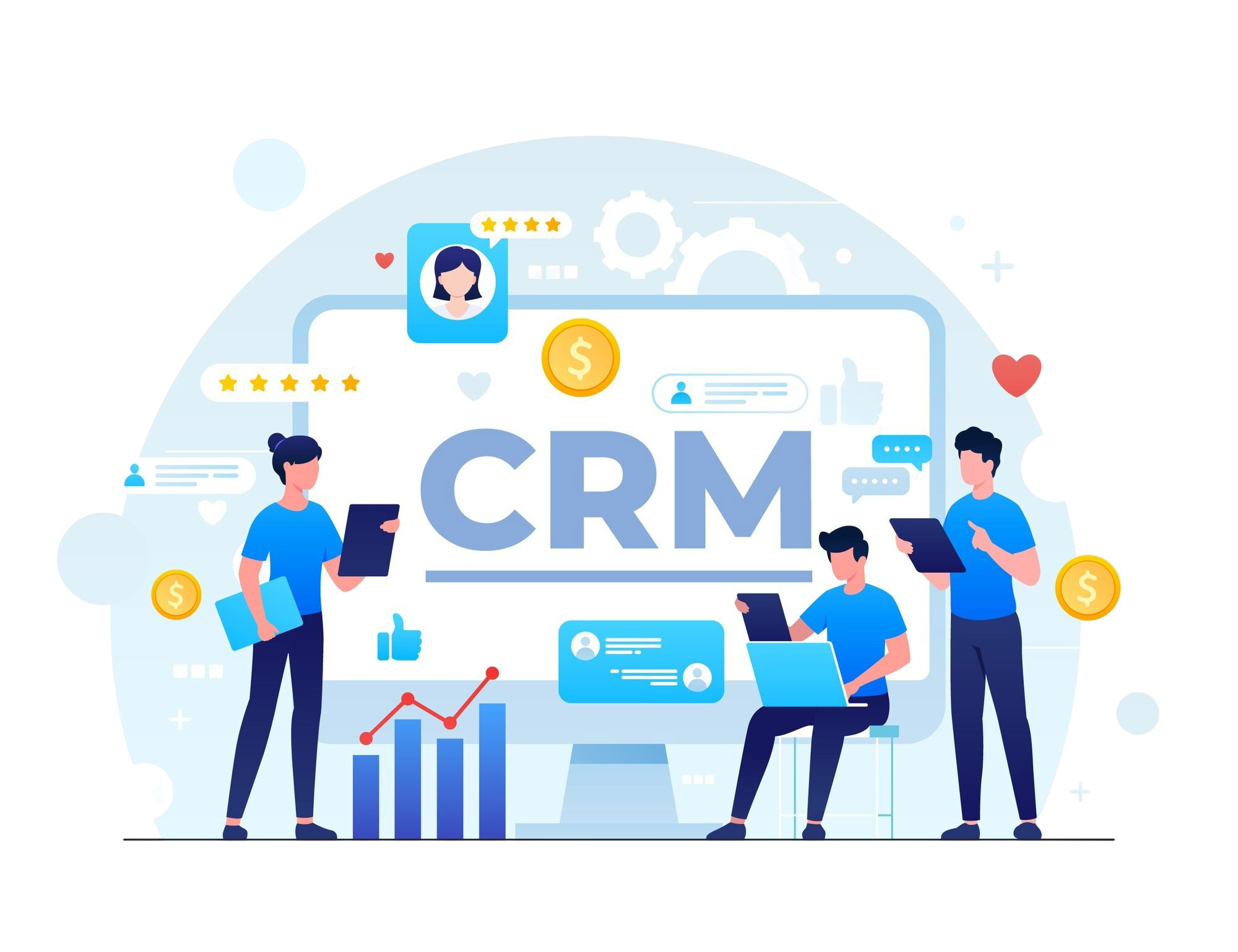 Static Web Illustration