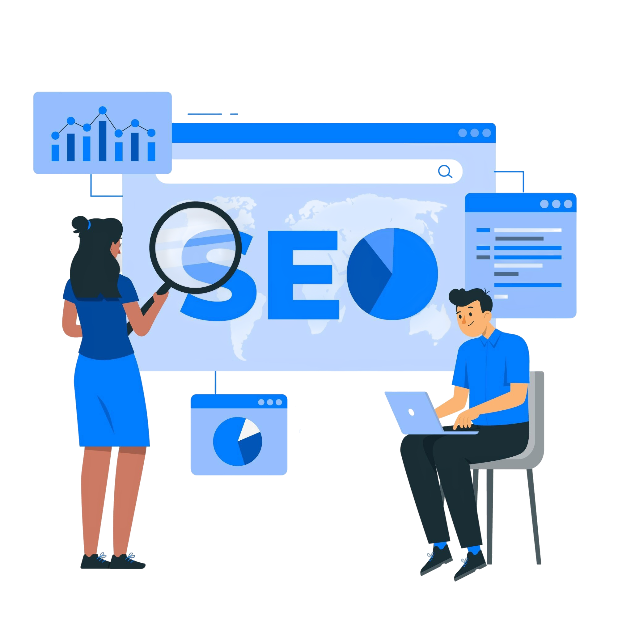 Static Web Illustration