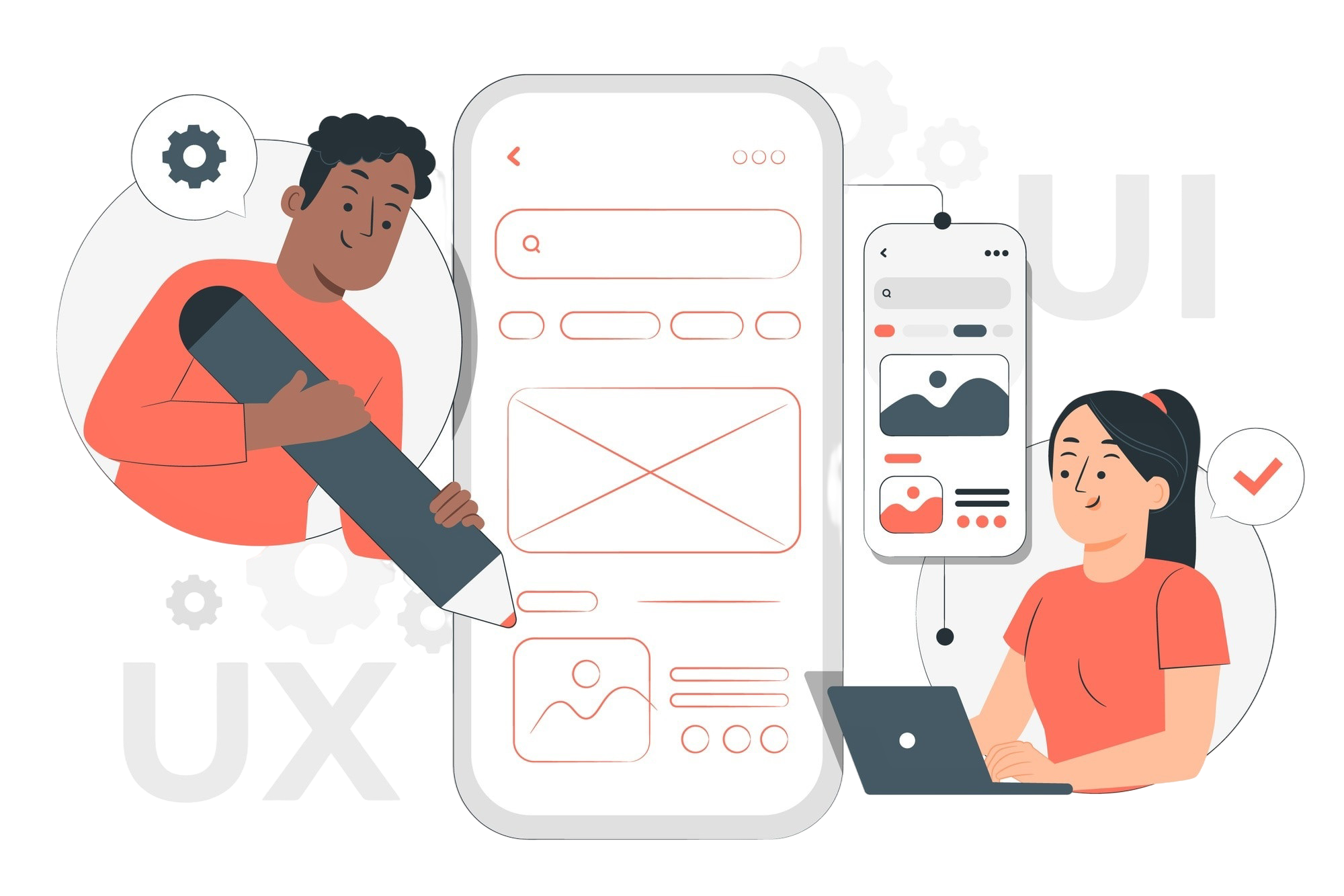 Static Web Illustration